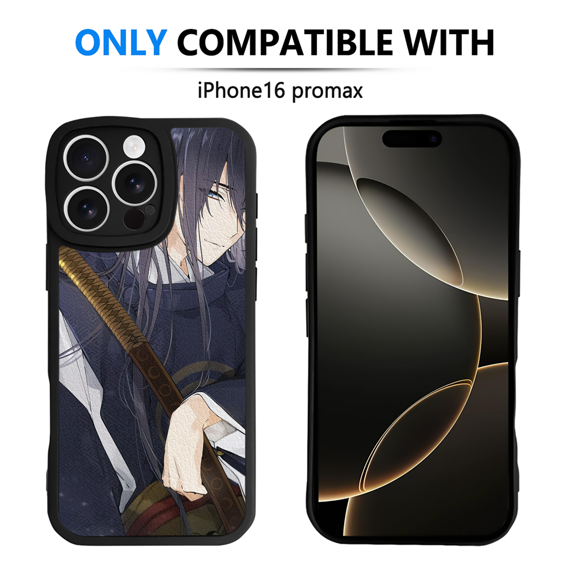 （画像用） 刀剣乱舞 Touken Ranbu 【iPhone 16シリーズ対応】シリコンスマホケース（レザー調） 材質：シリコン